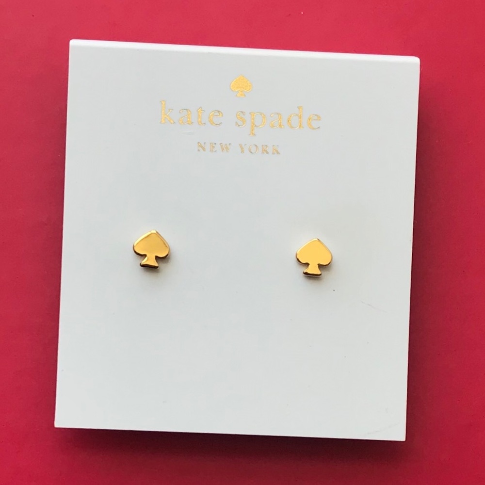 Classic Kate Spade signature spade earrings NWT